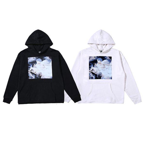 

hoodies 2021 fashion brand revenge personalized portrait hoodie plush coat, Black