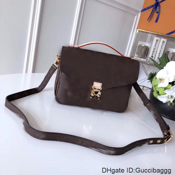 

classic fashion genuine leather designer messenger bag lady satchel shoulderbag handbag for women presbyopic dick0750,d062