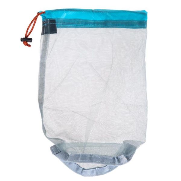 

storage bags tavel camping sports ultralight mesh stuff sack drawstring bag