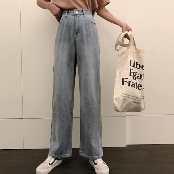 

women's high waist jeans plus size loose straight trendy casual mom harem pants and black jeansalliance brand, Blue