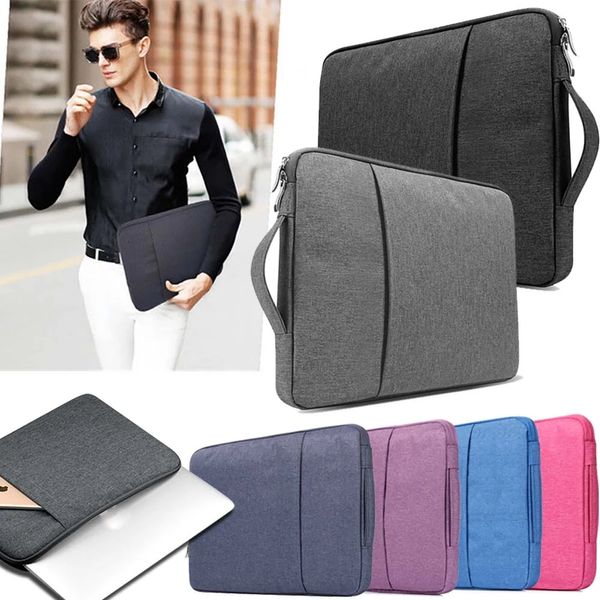 Bolsa de laptop Bandbag Zipper Manga Denim Caso para MacBook Air Pro Retina Touch Bar Casos 11/13/15