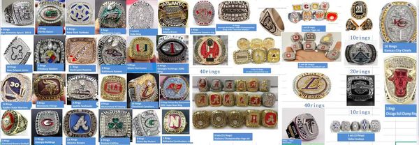 

2021 wholesale fashion championship ring fans commemorative gift, Golden;silver