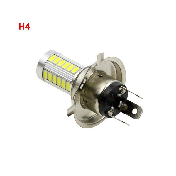 

car headlights h4 h7 led headlight 33smd 5630 12v white fog lights driving lamp bulb luminous flux 800 lm color temperature 6000~6500k