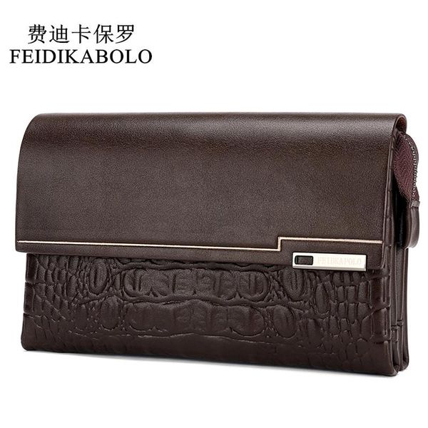 

wallets feidikabolo luxury men leather fashion flip cover men's clutch billeteras mujer man handy bags carteiras, Red;black