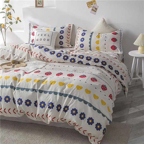 

bedding sets set king satin comforter single cover sheet pink anime double bedspreads quilt pillowcases blanket size