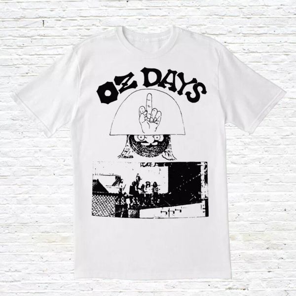

Oz Days T-Shirt (Les Rallizes DÃ©nudÃ©s / Japrock / Psych), White;black
