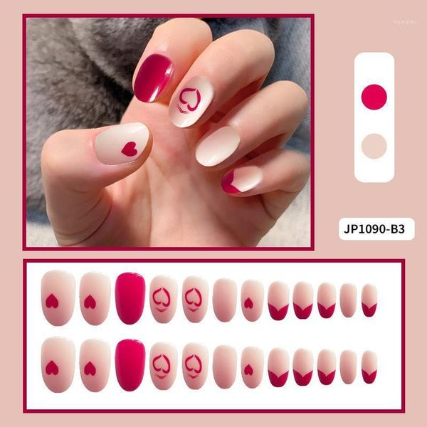 

brightness false nails round flat love inlaid diamond ball dazzles brilliant nail art sticker manicure eye catching1, Black
