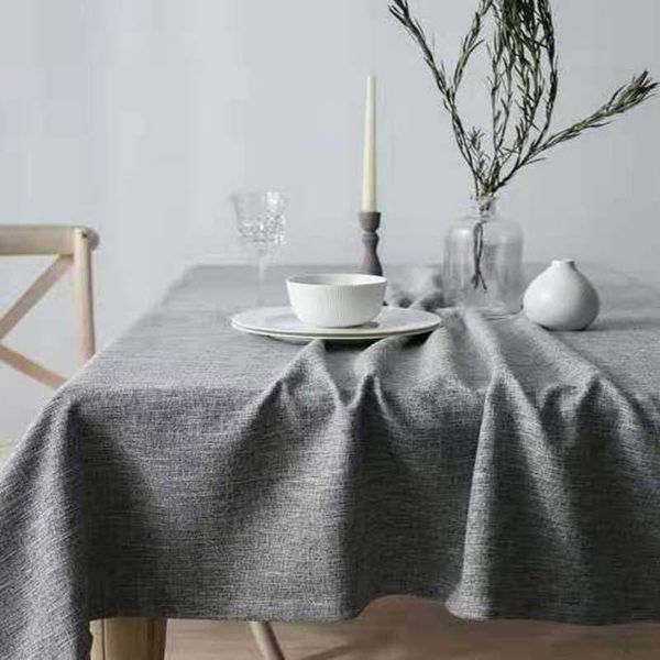 

table cloth 2021 many size cotton and tablecloth decorationÂ rectangle for thickening dining room simplicity solid color