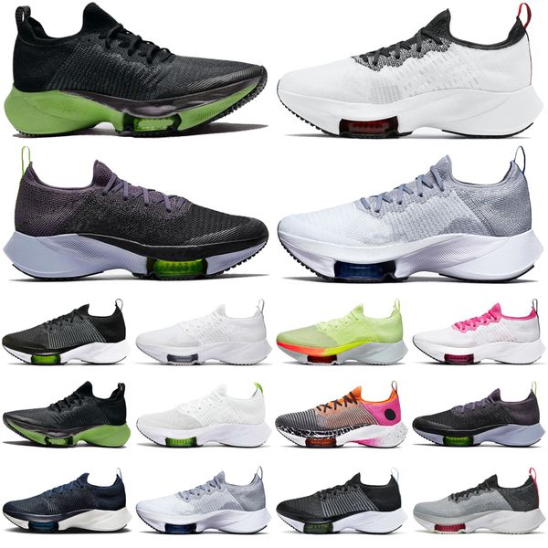 

zoom tempo next% fly knit running shoes for mens womens zoomx type pure platinum white hyper violet men women trainers sports sneakers runne