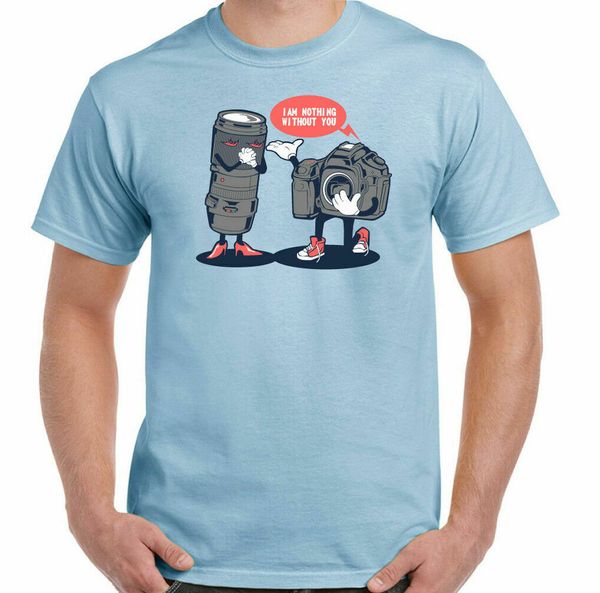 

pgraphy t-shirt man funny pgrapher camera lens nothing without you, White;black