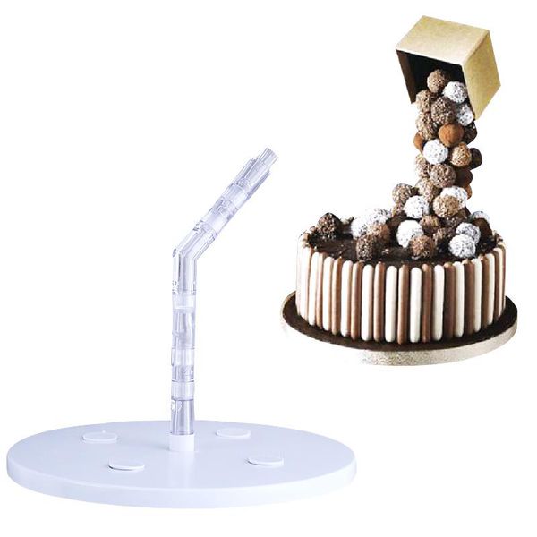 

other bakeware creative food grade plastic cake stand support structure practical fondant chocolate decoration mold diy baking tools
