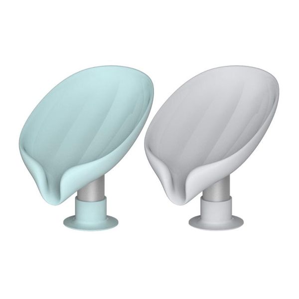 

soap dishes 2 pcs draining racks sponge storage boxes lotus leaf shape