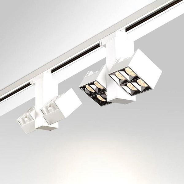 

track lights 355Â° rotating folding led 15w 30w 35w ceiling spot ac110~240v background lighting