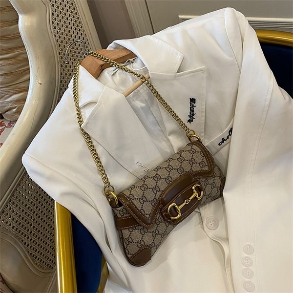 

purse feel the signature of middle ancient armpit women's summer and autumn niche new chain portable messenger bag