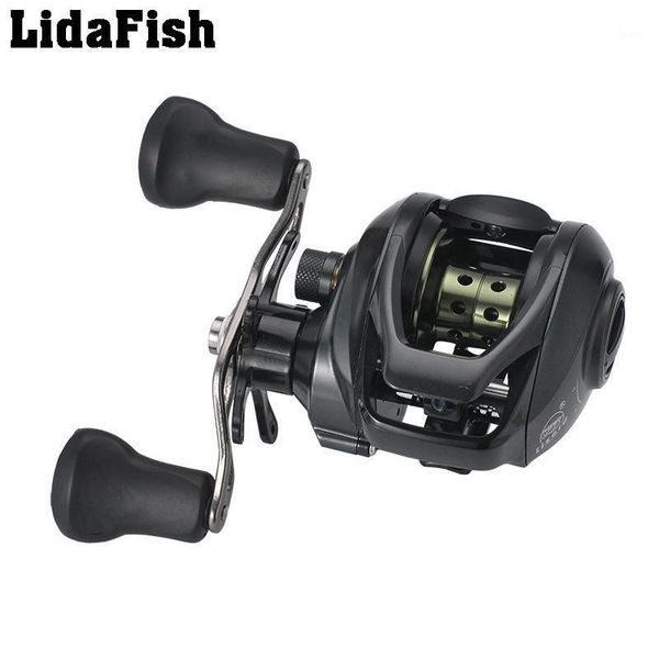 

baitcasting reels lidafish fishing reel right/left hand 19+1bb 7.2:1 gear ratio magnetic brake system