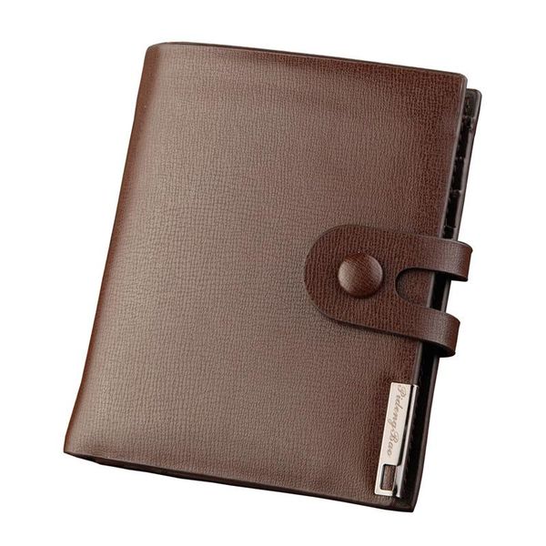 

wallets men wallet pu leather multi-card hand holding purse holder organizer sale-wt, Red;black
