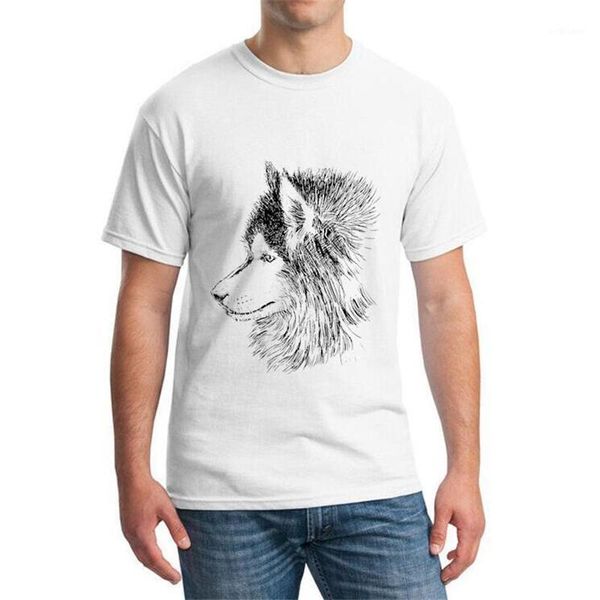 

men's t-shirts tshirt clothing t-shirt white t shirt casual cotton wolf printed cartoon short sleeve tee men brand 4xl, White;black