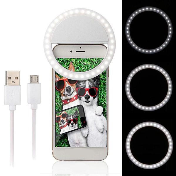 

bulbs rechargeable self-timer fill light rk-12 mobile phone durable computer led external #co