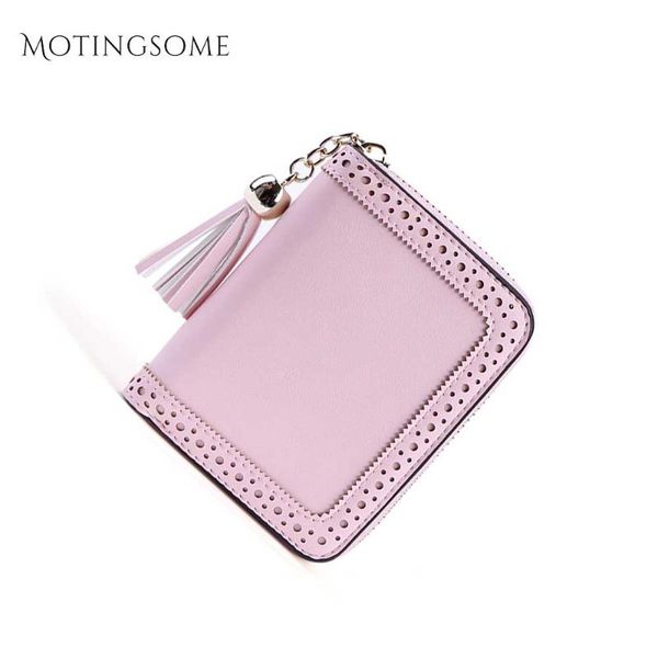 

wallets womens and purses 20 slots holder tassel slim zipper short style id holders money bag luxury design 2021, Red;black