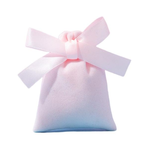 

jewelry pouches, bags 40gb 50pcs 7x9cm velvet with ribbon flannel pouches wedding candy gift packing christmas decoration, Pink;blue