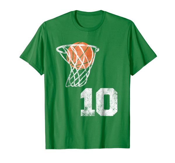 

vintage basketball jersey number 10 t-shirt player number, White;black