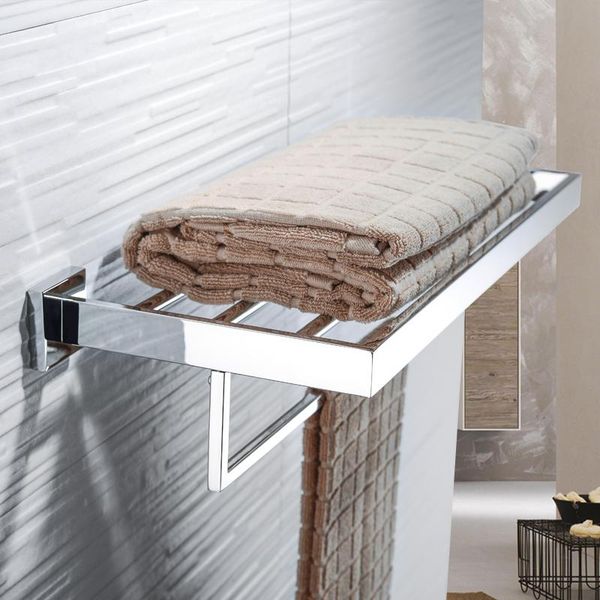 

towel racks stainless steel bathroom rack holder washroom shelf for storage wall mounted