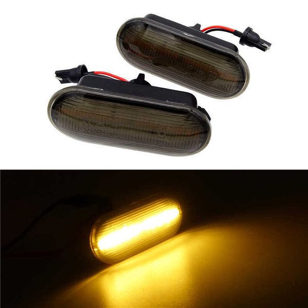 Nuovo 1 paio Led Indicatore laterale dinamico Indicatore di direzione Indicatore luminoso lampeggiante Misura per VW Bora Golf 3 4 Passat Vento T5 Polo SB6 Sharan auto