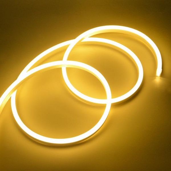 

strips neon light led strip 220v flexible fairy string 120leds/m outdoor holiday decor lamp with eu plug power supply