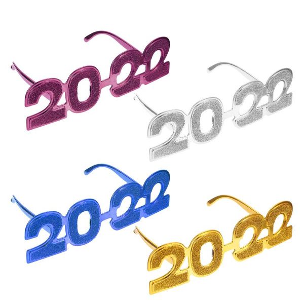 

party decoration 4pcs 2022 design glasses funny frames year
