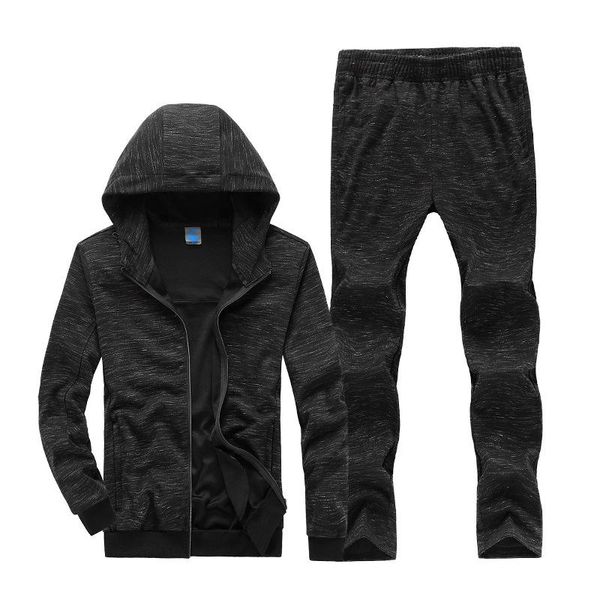 

men's tracksuits spring and autumn style wear, long sleeve casual cardigan suit, breathable wear,outdoors suit, Gray