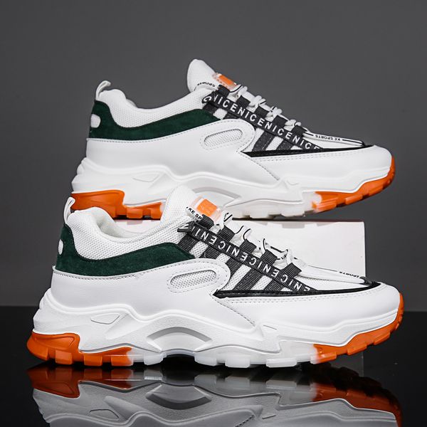 

man sneakers outdoor flat walking shoes mesh breathable sport running shoes fashion soft mens casual shoes