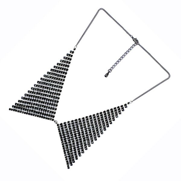 

chokers fashion collar type claw chain trendy rhinestone necklace, Golden;silver