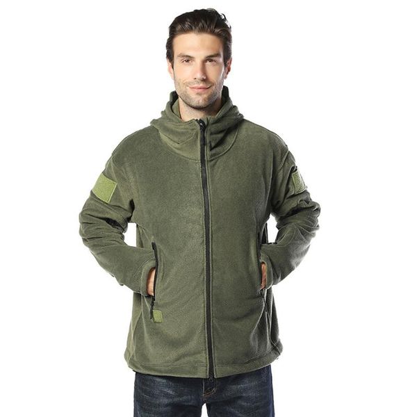 

men's jackets autumn fashion casual solid color outdoor sport cold warm hooded jacket loose breathable and soft fabric, Black;brown