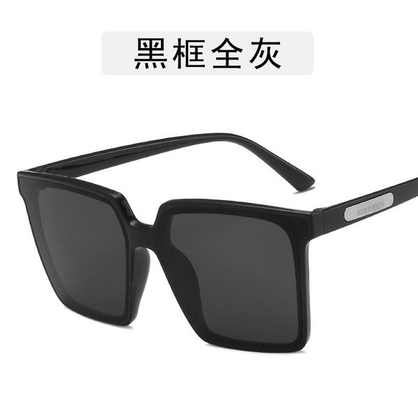 

fashion New Korean square frame sunglasses retro sunglasses fashion glasses web celebrity D home sun glasses trend, White;black