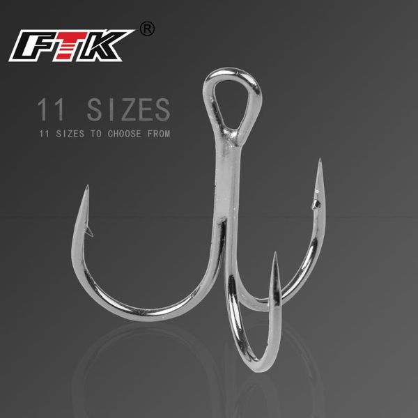 

fishing hooks high steel carbon material treble black round hook bass3/0#-1# 10pcs 2#-4# 15pcs 6#-14# 20pcs tackle tools
