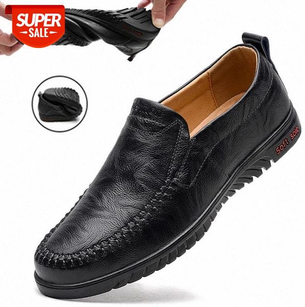 

dekabr brand men genuine leather shoes luxury casual soft loafers breathable slip on driving plus size 47 #ny5a