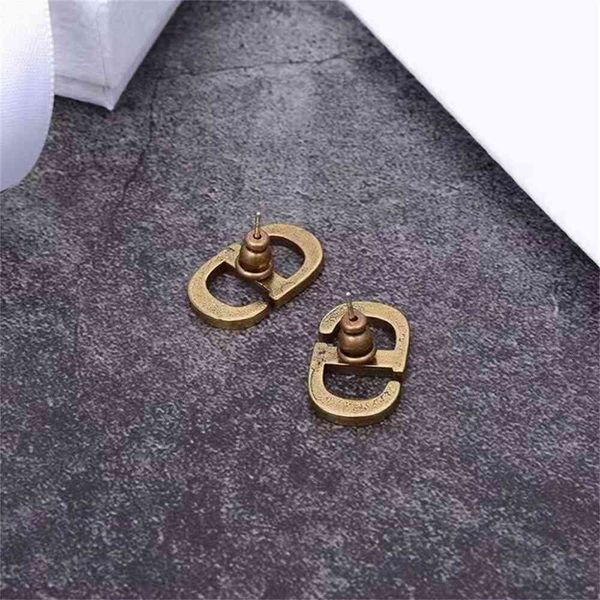 

75% off luxury jewelry in house di new full diamond earrings feminine classic net red same, Golden