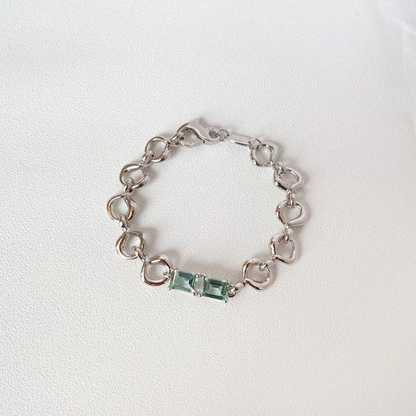

charm bracelets bracelet female design sense combination gemstone clavicle fashion simple, Golden;silver