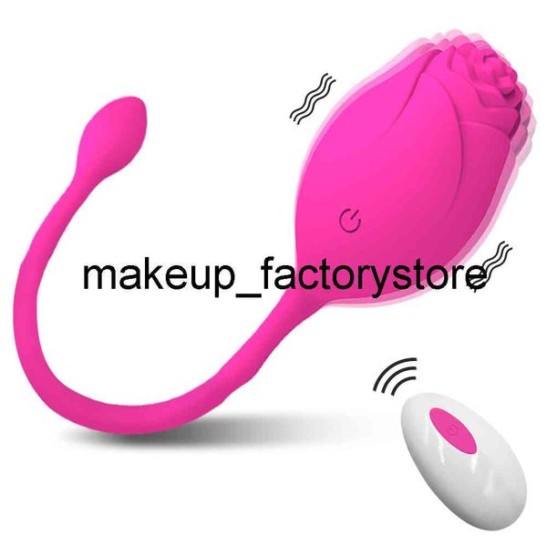 Massage Drahtlose Rose Vibrator Weibliches Spielzeug Mit Fernbedienung G-punkt Simulator Vaginal Ball Vibrierende Liebe Ei Erwachsene Sex spielzeug Für Frauen