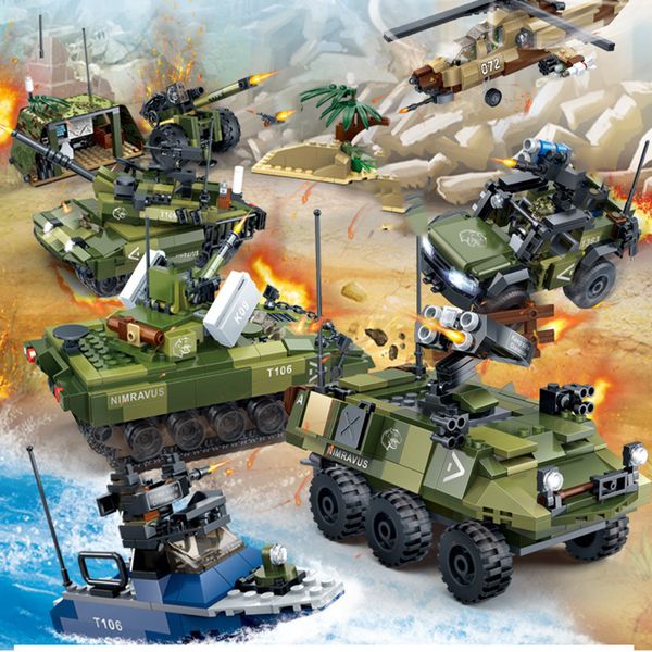 

ww2 compatible military vehicle germany us tanks machine truck army car moto building blocks world war 2 wwii motorcycle