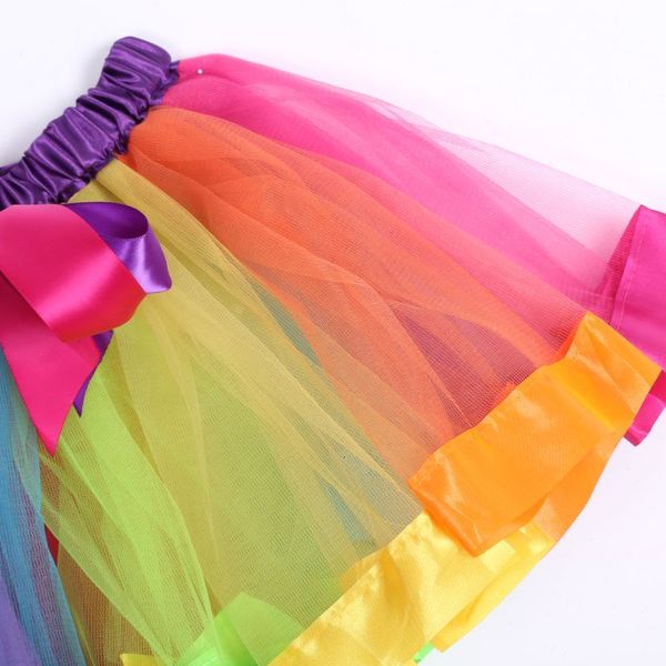 

for baby raiow lace tulle tutu ribbon skirt party dance wear pettiskirt, Black;red