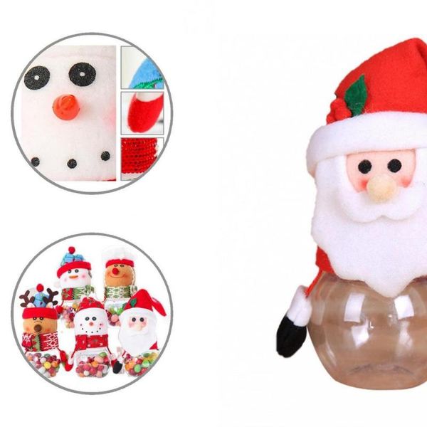 

storage bottles & jars gifts bag lightweight christmas santa elk snowman candy bottle for home