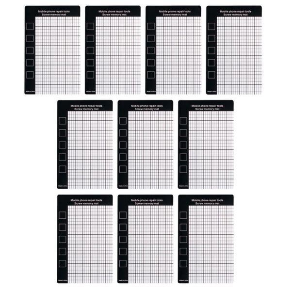 

other arts and crafts 10pcs small magnetic screw memory pad phone dismantling repair storage mat