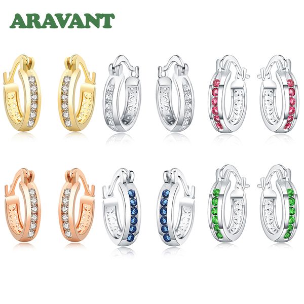 

small circle hoop earrings for women wedding fashion jewelry gift, Golden;silver