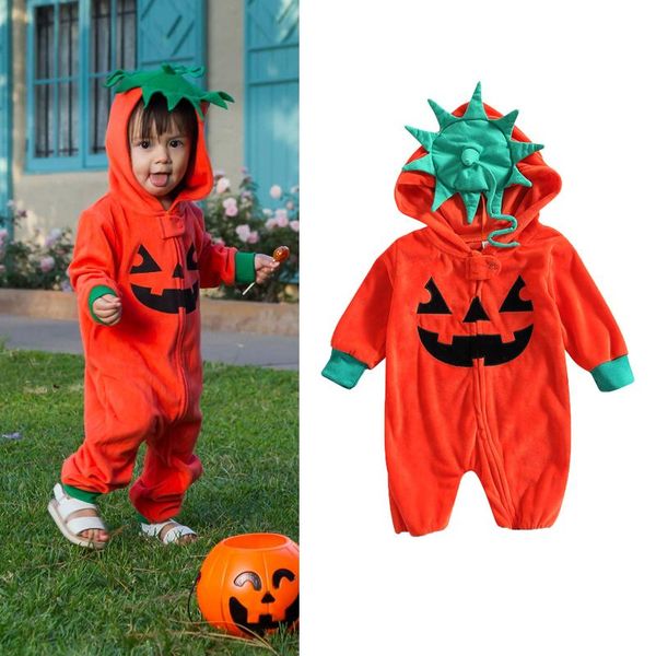 

jumpsuits citgeeautumn halloween infant baby girls boys rompers long sleeve hooded zip costume jumpsuit clothes, Blue