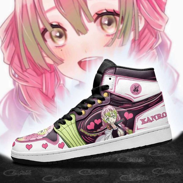 

mitsuri kanroji sneakers love hashira demon slayer anime shoes high basketball shoes non slip