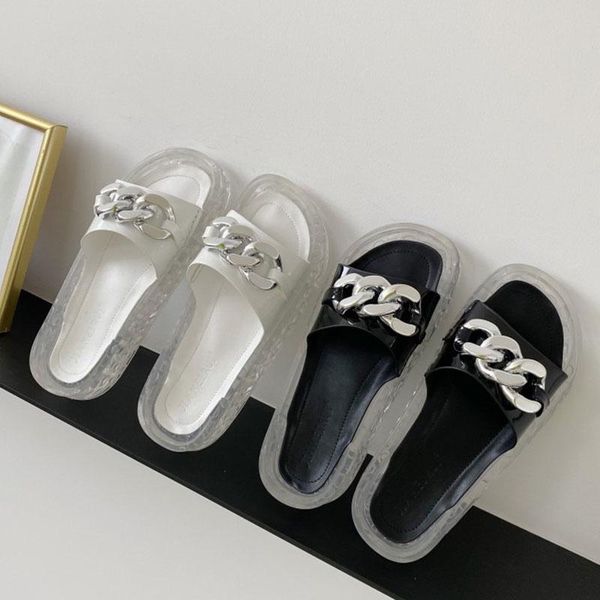 

slippers 2021 summer women slipper solid soft platform sandals ladies outdoor beach slides casual female flip flops, Black