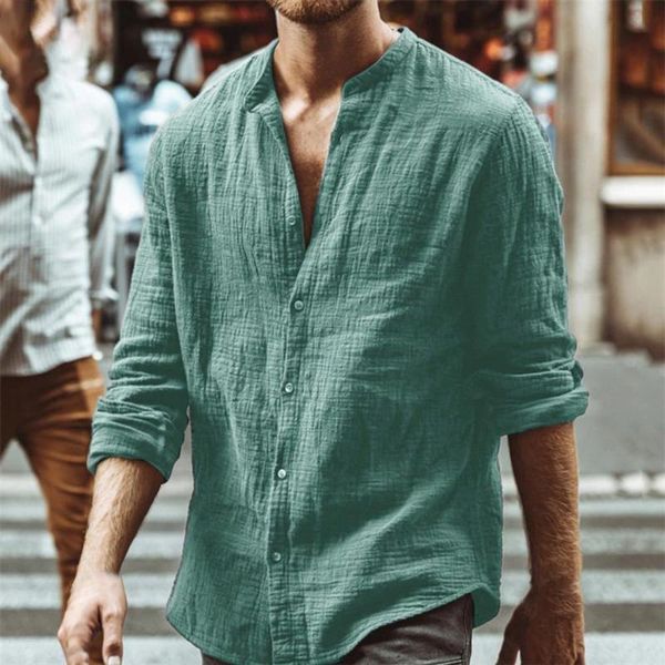 

men's casual shirts autumn shirt buttons easy to wash all match handsome men for home, White;black