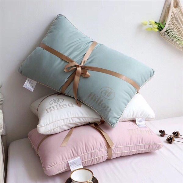 

pair five-star el soft skin-friendly pillow student dormitory adults home textile bedroom soothe the nerves f8255