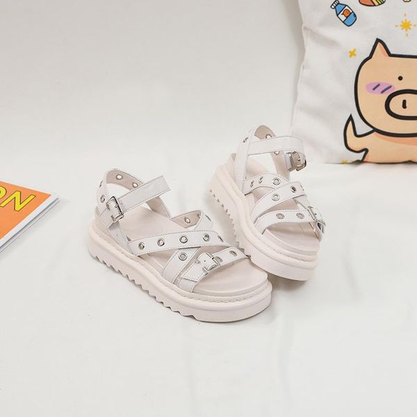 

sandals 2021 summer fashion anti roman hollow soft sole student versatile, Black